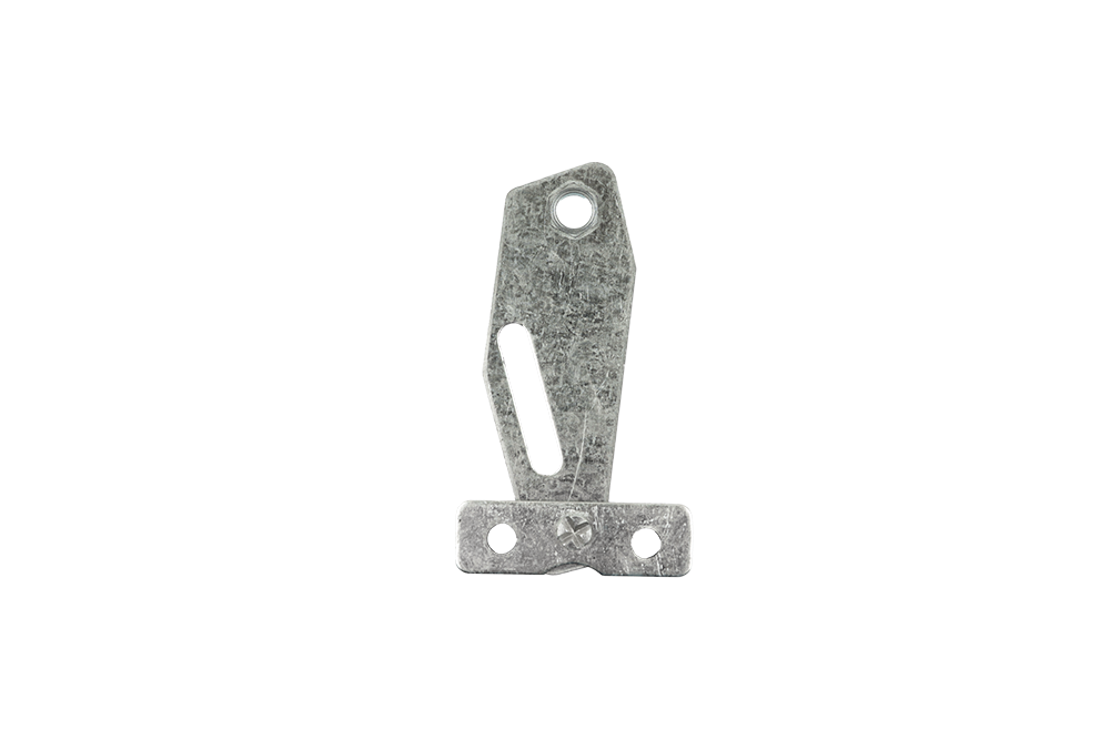 Side profile of 200J tilt garage door kicker plate hardware - NSD SMART