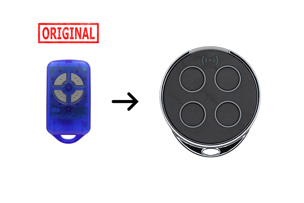 ATA PTX4 Compatible Universal Cloning Remote Grey - NSD SMART