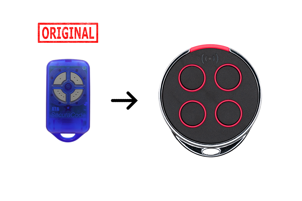 ATA PTX4 Compatible Universal Cloning Remote Pink - NSD SMART