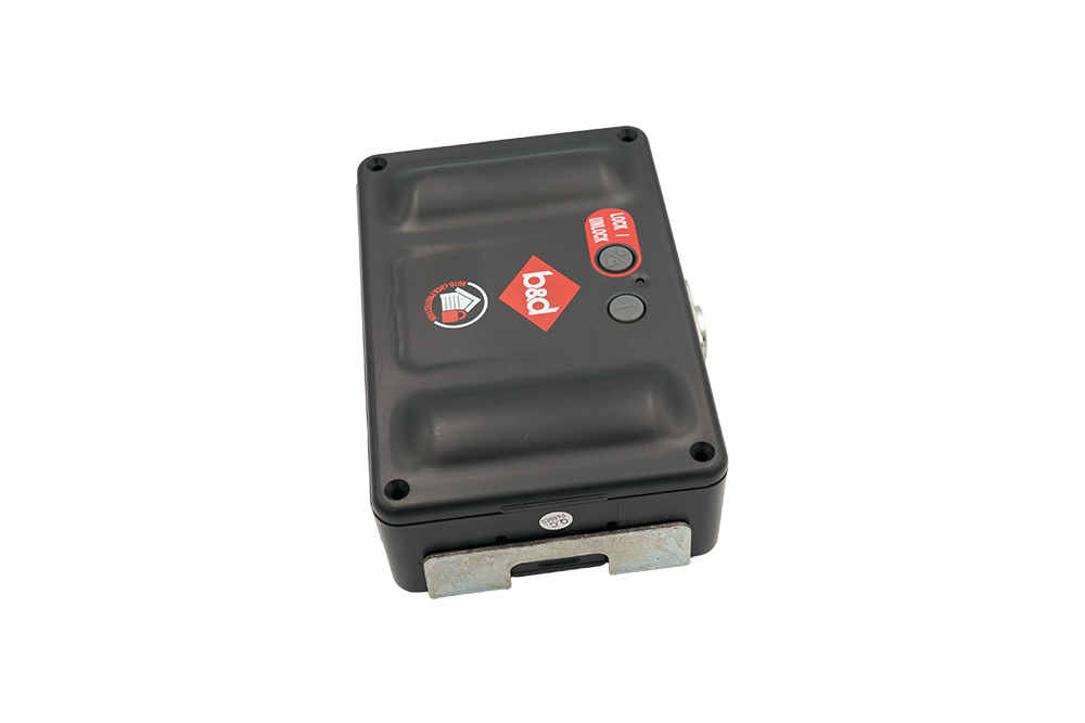 B&D Wireless Auto-Lock Device Side View - NSD SMART