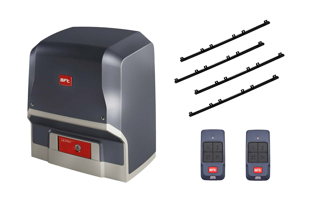BFT Ares Ultra BT A1000 A1500 Sliding Gate Opener Complete Kit - NSD SMART