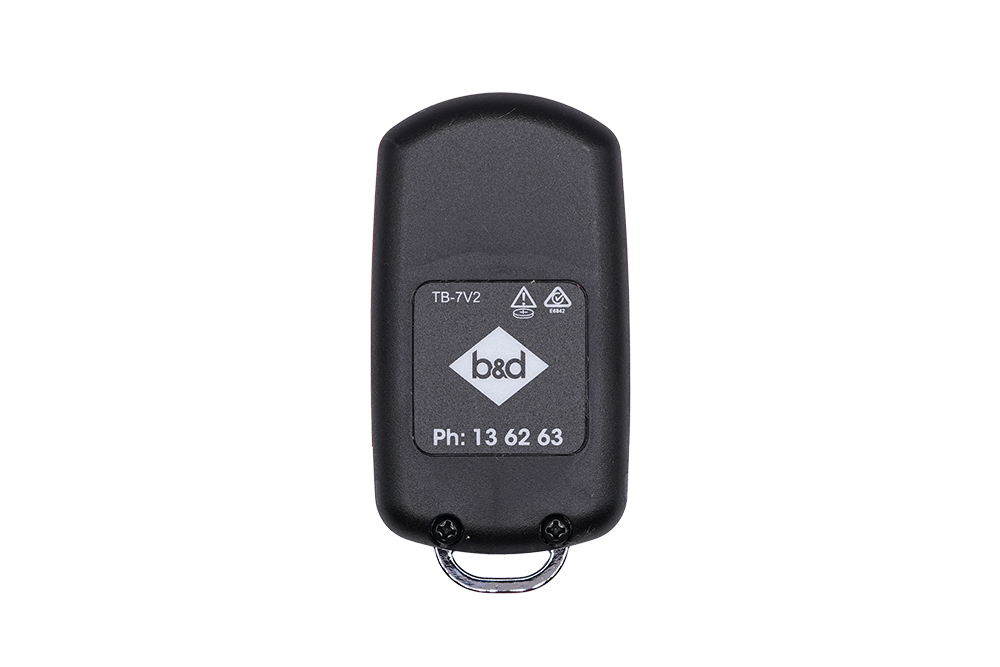 Compact B&D TB-7v1 Red remote for Controll-A-Door openers - NSD SMART