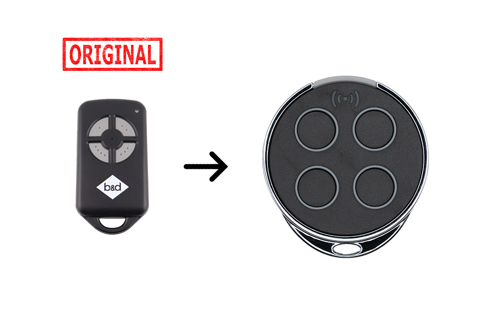 B&D PTX4 Compatible Universal Cloning Remote Grey - NSD SMART