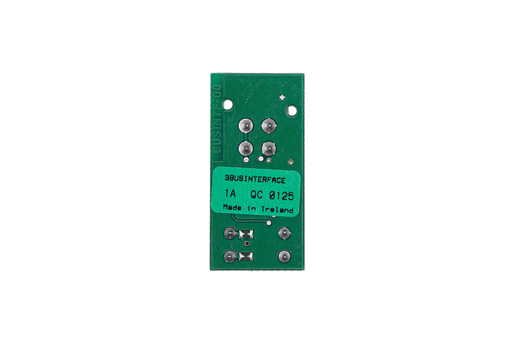 Rear view of FAAC gate motor Bus communication interface - NSD SMART