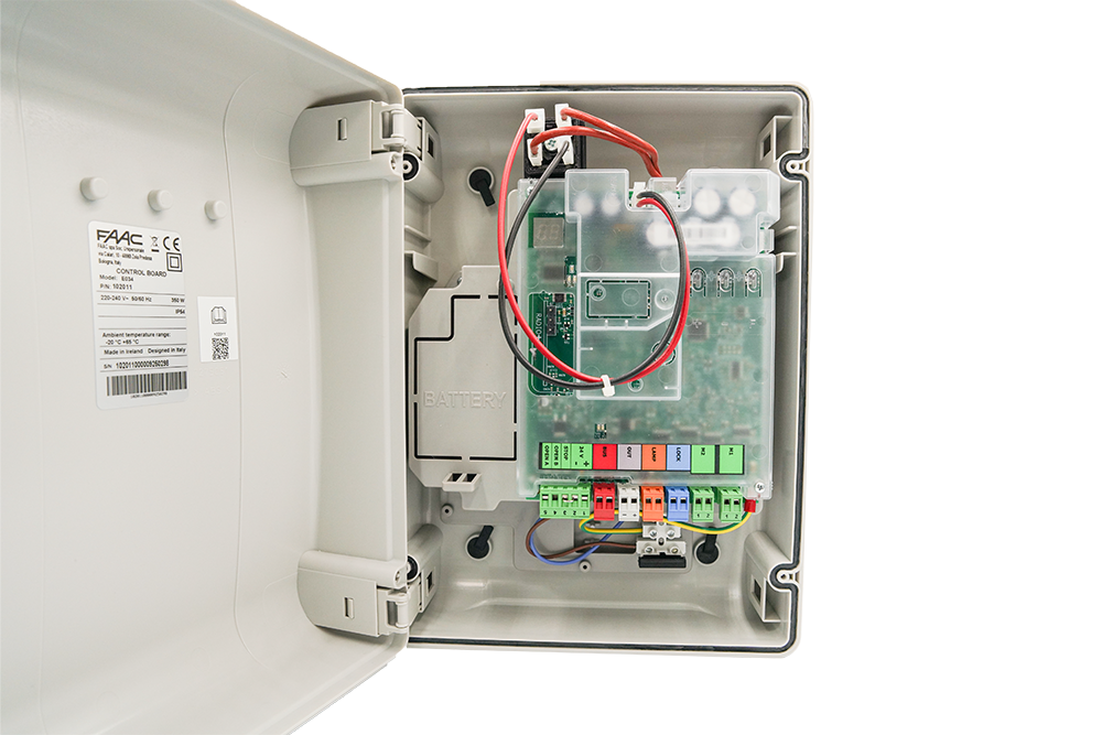 FAAC E034 Control Box with Enclosure - NSD SMART