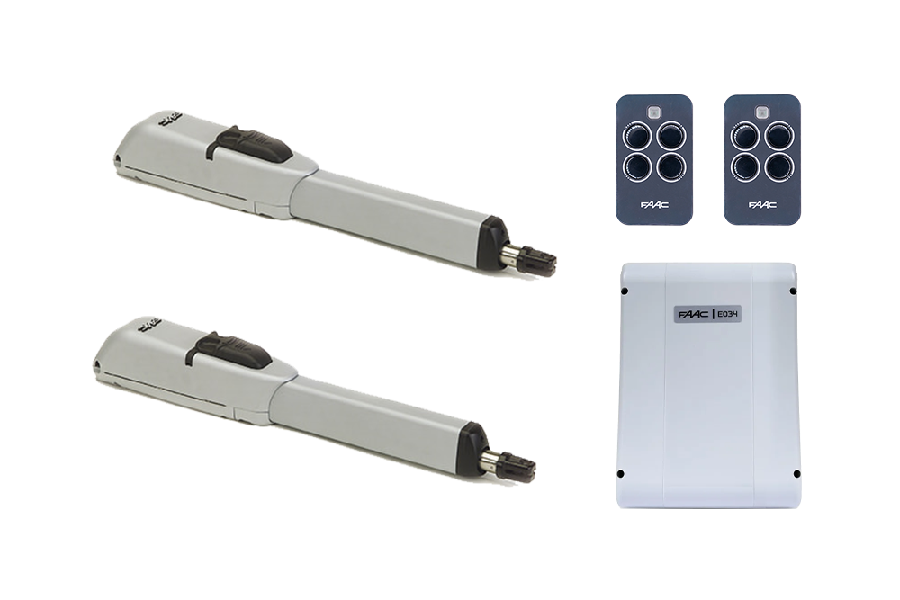FAAC 415 or 415L Double Swing Gate Opener 24V Kit for Gates up to 3m - NSD SMART