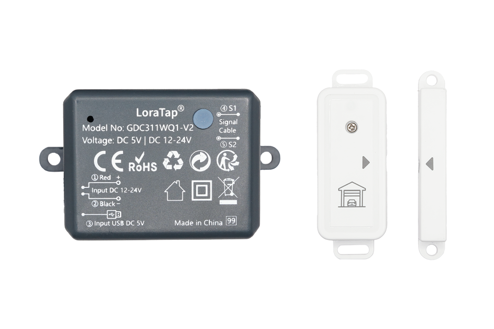 LoraTap WiFi Garage Door Smart Controller with Magnetic Sensor - NSD SMART