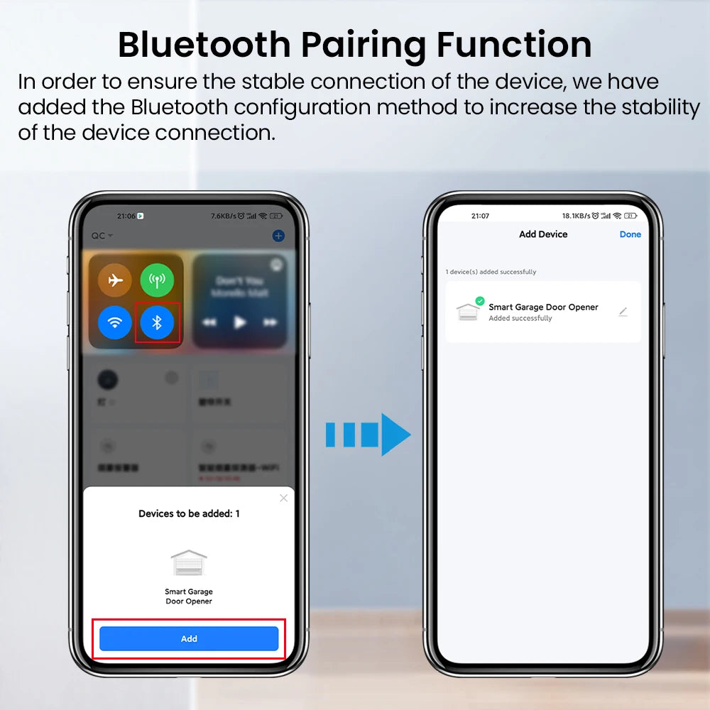 LoraTap Bluetooth pairing guide for quick smart garage door controller setup - NSD SMART