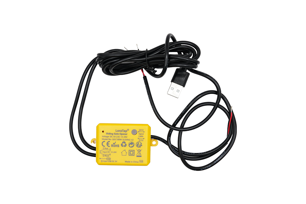 LoraTap Sliding Gate Controller Wiring Accessories and USB Cable - NSD SMART
