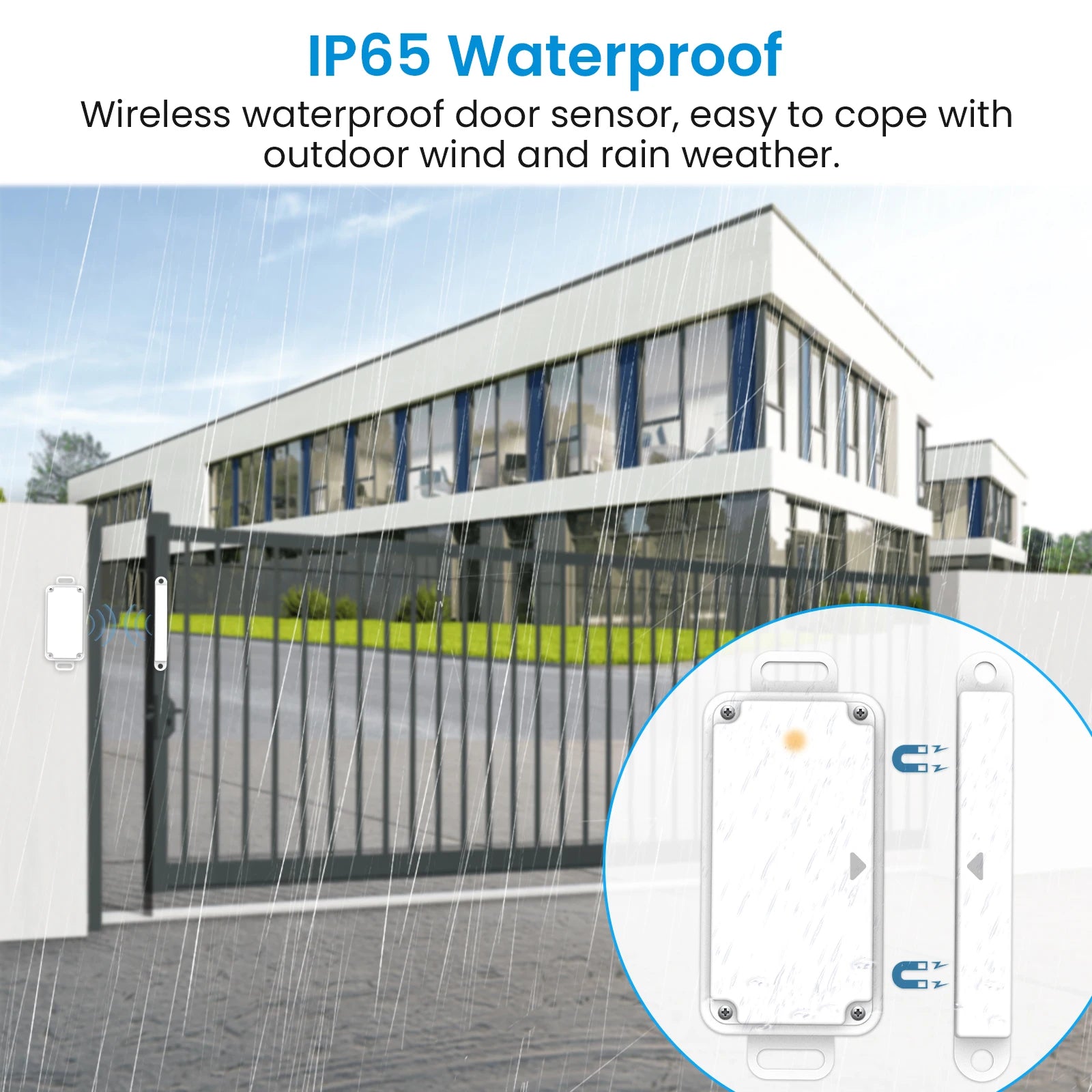 IP65 Waterproof LoraTap smart gate controller for outdoor weather protection - NSD SMART