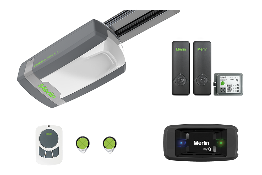 Merlin MS137MYQ Commander Platinum II Sectional Garage Door Opener - NSD SMART
