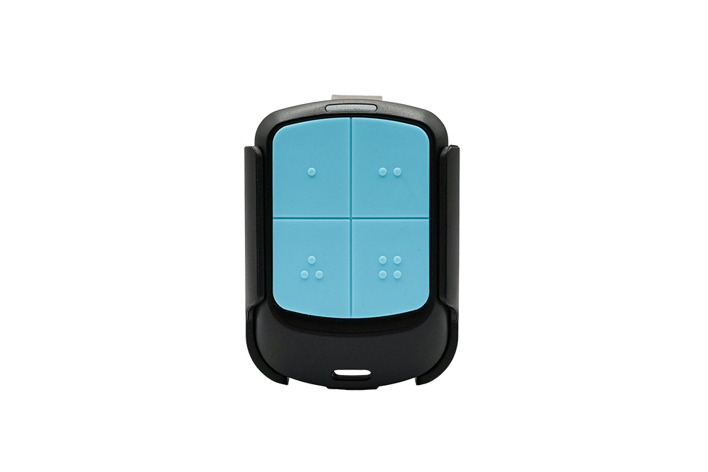 Merlin Security+ 2.0 compatible 4-button remote with visor clip and keyring - NSD SMART