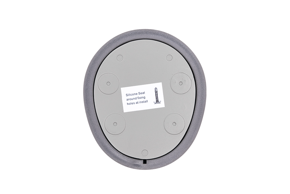 Back view of metal wireless keypad exterior view - NSD SMART