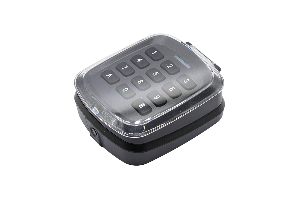 280-868MHz black wireless keypad for driveway and garden gates - NSD SMART