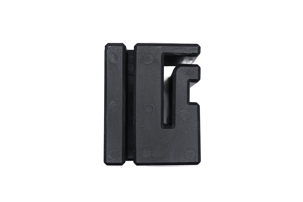 Replacement black nylon guide block for driveway sliding gates - NSD SMART